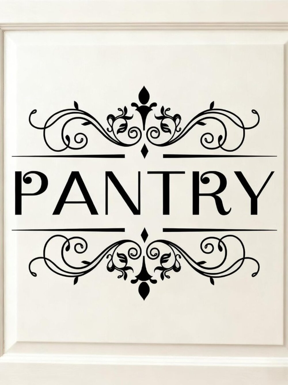 Pantry Room Door Large Sign Sticker 15.75x12.8in Pantry Room Decals Kitchen Viny